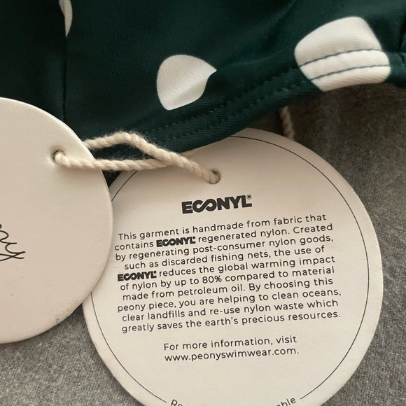 Peony brand “Pebble” | one shoulder | cheeky | new bikini | AUS 10 top 8 bottom - Picture 2 of 5